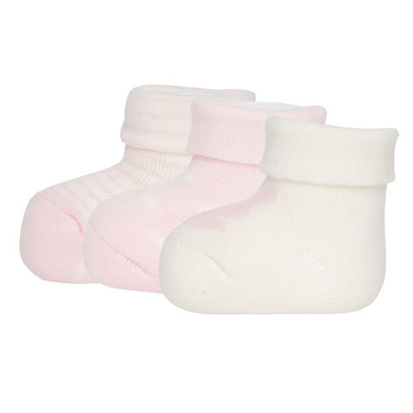 ewers 3er Set Baby-Socken Erstlingssöckchen Sterne Plüsch 